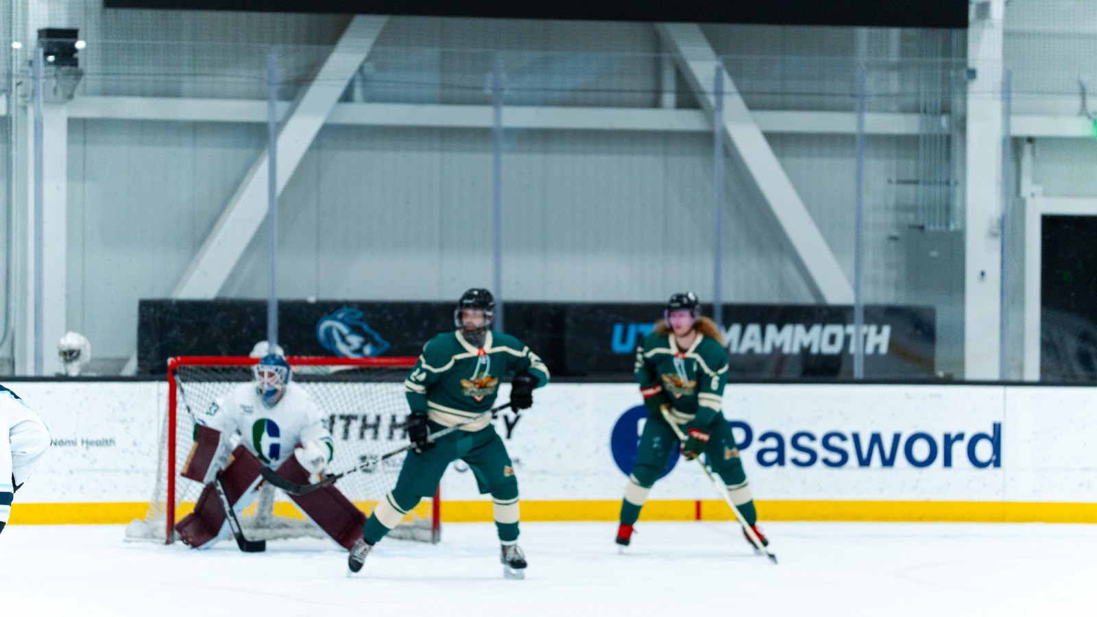 Utah Glizzies in game action at Utah Mammoth Ice Center
